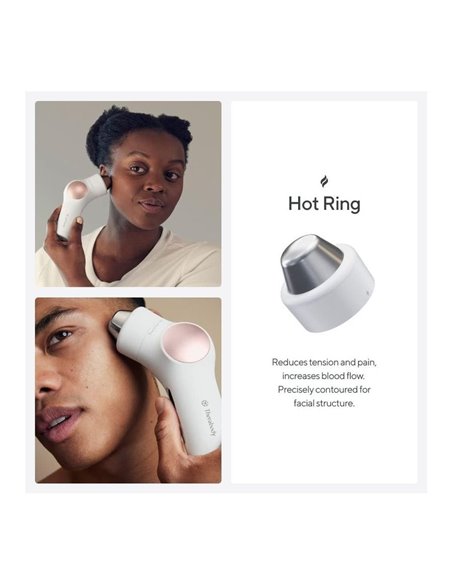 Therabody TheraFace Hot & Cold Rings Anillos para Masajeador Facial TheraFace Pro Blanco