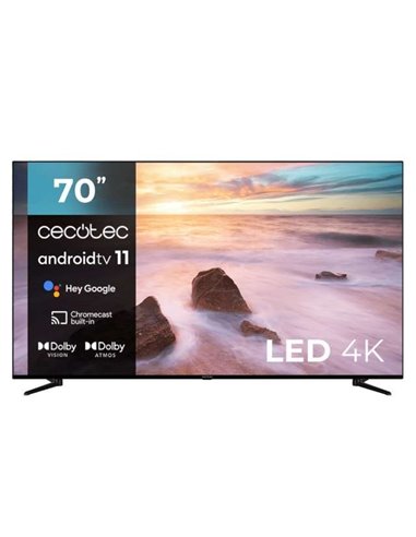 Cecotec A2 Series ALU20070S 70" LED 4K UltraHD HDR10+ Televisor