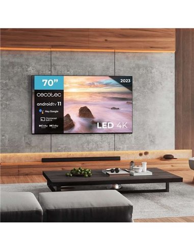 Cecotec A2 Series ALU20070S 70" LED 4K UltraHD HDR10+ Televisor
