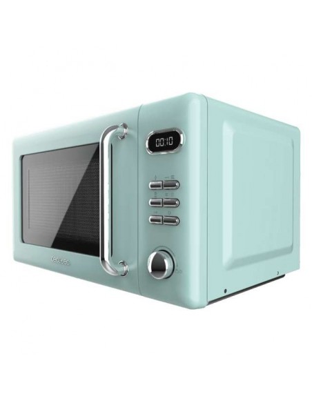 Cecotec ProClean 5110 Retro Green Microondas Digital con Grill 20L 700W