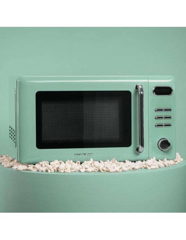 Cecotec ProClean 5110 Retro Green Microondas Digital con Grill 20L 700W