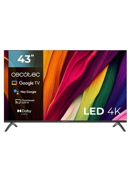 Cecotec A4 Series ALU40043 43" LED 4K UltraHD HDR10 Televisor