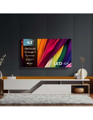 Cecotec A4 Series ALU40043 43" LED 4K UltraHD HDR10 Televisor
