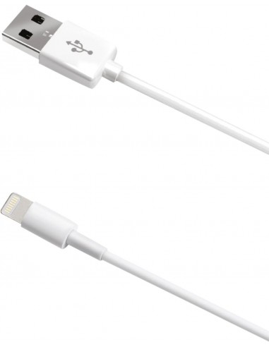 Celly Cable USB-A a Lightning Blanco 1m