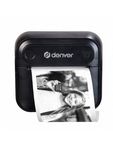 Denver MBP-32B Impresora Térmica Bluetooth con Batería Recargable