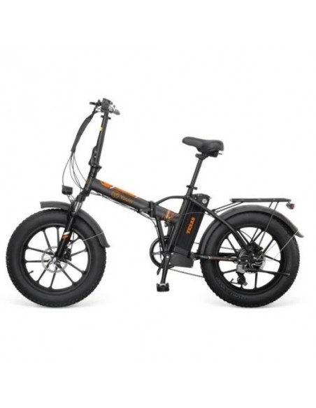 Youin Texas II Bicicleta Eléctrica Urbana Todoterreno Ruedas Fat 20" Plegable Negro/Naranja