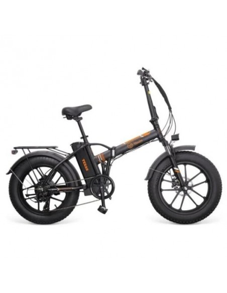 Youin Texas II Bicicleta Eléctrica Urbana Todoterreno Ruedas Fat 20" Plegable Negro/Naranja