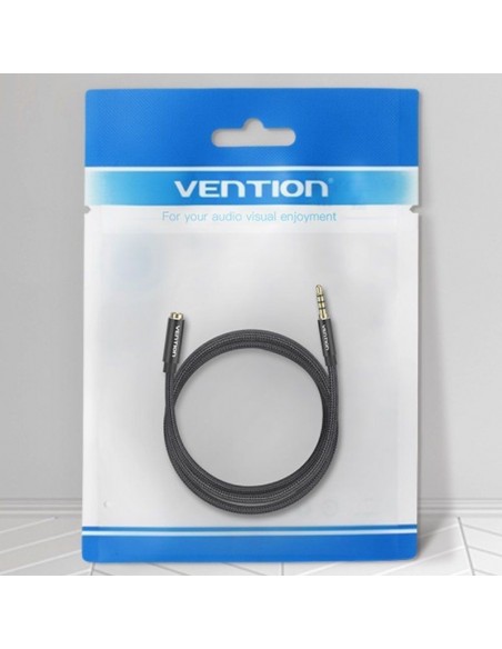 Vention Cable Jack 3.5 Macho - Jack 3.5 Hembra Azul 1.5m