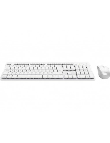 Trust Ody II Pack Teclado y Ratón Inalámbricos Blanco