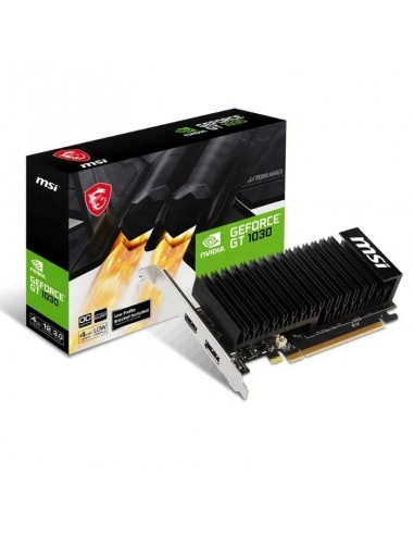 MSI Nvidia GT 1030 4GHD4 LP OC 4GB 4DDR4 Tarjeta Gráfica