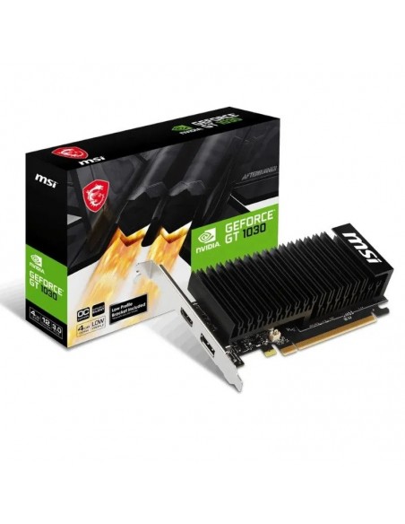 MSI Nvidia GT 1030 4GHD4 LP OC 4GB 4DDR4 Tarjeta Gráfica