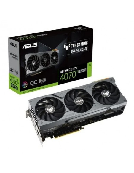 Asus TUF Gaming GeForce RTX 4070 Ti SUPER OC Edition 16GB GDDR6X DLSS3 Tarjeta Gráfica