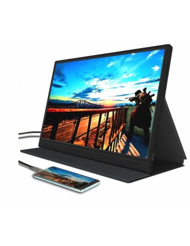Denver PMO-15601 15.6'' LED IPS FullHD USB-C Monitor Portátil