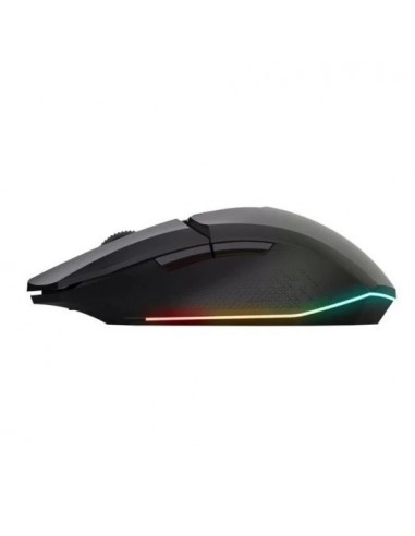 Trust GXT 794 Pack Gaming Teclado TKL RGB Negro + Ratón Inalámbrico RGB Negro + Alfombrilla Negra
