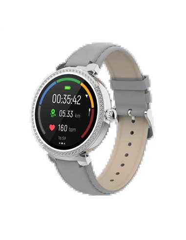 Denver SWC-342GR Smartwatch con Sensor de Frecuencia Cardíaca y Oxígeno en Sangre