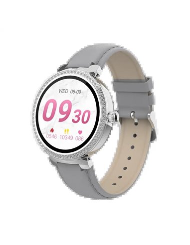 Denver SWC-342GR Smartwatch con Sensor de Frecuencia Cardíaca y Oxígeno en Sangre