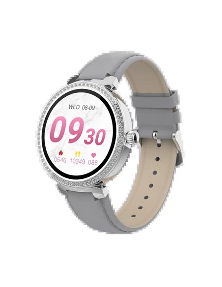 Denver SWC-342GR Smartwatch con Sensor de Frecuencia Cardíaca y Oxígeno en Sangre