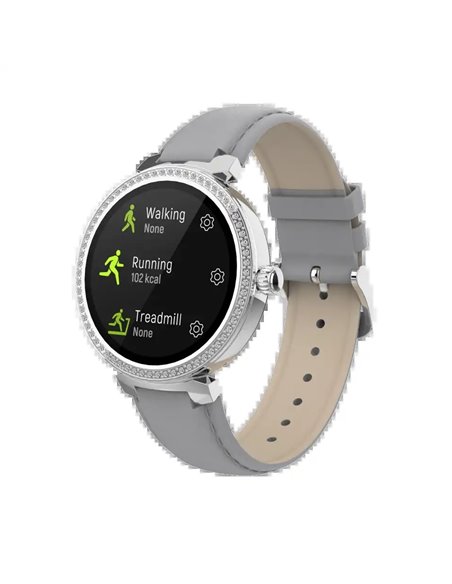Denver SWC-342GR Smartwatch con Sensor de Frecuencia Cardíaca y Oxígeno en Sangre