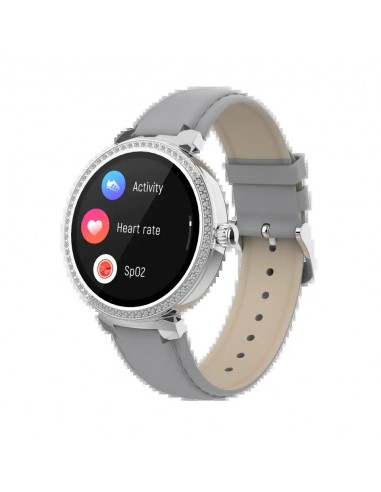 Denver SWC-342GR Smartwatch con Sensor de Frecuencia Cardíaca y Oxígeno en Sangre