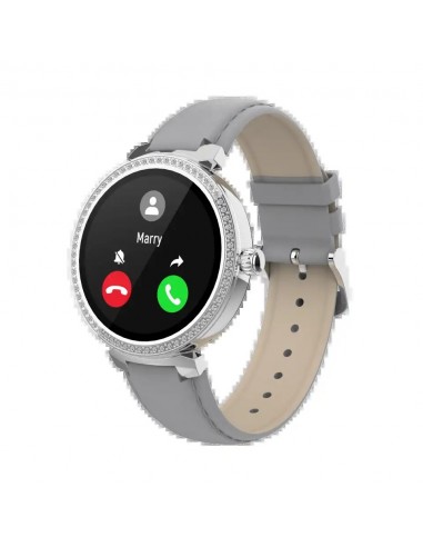 Denver SWC-342GR Smartwatch con Sensor de Frecuencia Cardíaca y Oxígeno en Sangre