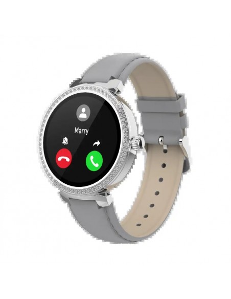 Denver SWC-342GR Smartwatch con Sensor de Frecuencia Cardíaca y Oxígeno en Sangre
