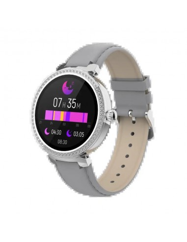 Denver SWC-342GR Smartwatch con Sensor de Frecuencia Cardíaca y Oxígeno en Sangre