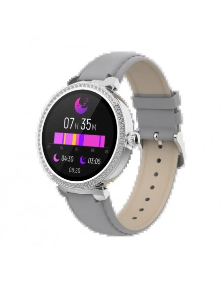 Denver SWC-342GR Smartwatch con Sensor de Frecuencia Cardíaca y Oxígeno en Sangre