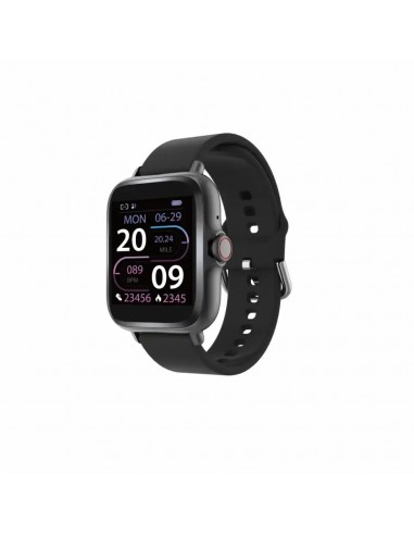 Denver SWC-156MK2 Smartwatch Pantalla 1.44" Sensor de Frecuencia Cardíaca y Función de Llamada Bluetooth Negro