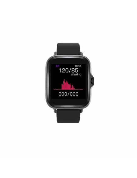 Denver SWC-156MK2 Smartwatch Pantalla 1.44" Sensor de Frecuencia Cardíaca y Función de Llamada Bluetooth Negro