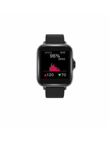 Denver SWC-156MK2 Smartwatch Pantalla 1.44" Sensor de Frecuencia Cardíaca y Función de Llamada Bluetooth Negro