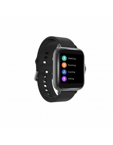 Denver SWC-156MK2 Smartwatch Pantalla 1.44" Sensor de Frecuencia Cardíaca y Función de Llamada Bluetooth Negro