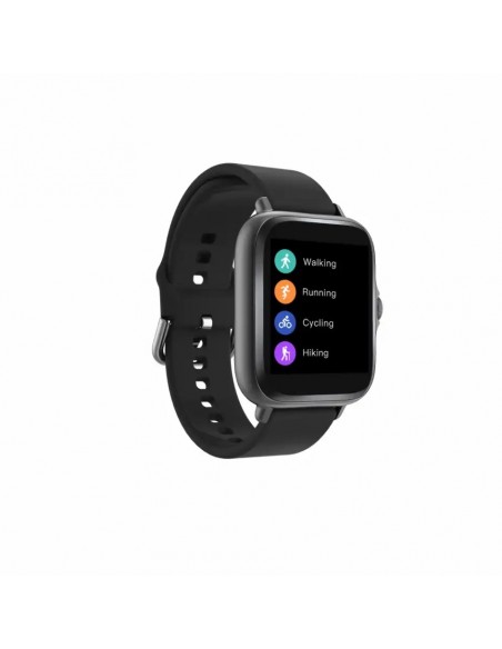 Denver SWC-156MK2 Smartwatch Pantalla 1.44" Sensor de Frecuencia Cardíaca y Función de Llamada Bluetooth Negro