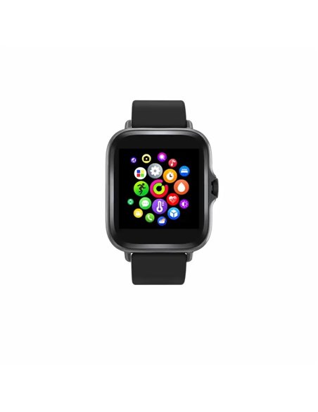 Denver SWC-156MK2 Smartwatch Pantalla 1.44" Sensor de Frecuencia Cardíaca y Función de Llamada Bluetooth Negro