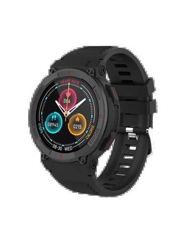 Denver SWG-339 Smartwatch Pantalla 1.39" Sensor de Frecuencia Cardíaca y Función de Llamada Bluetooth Negro