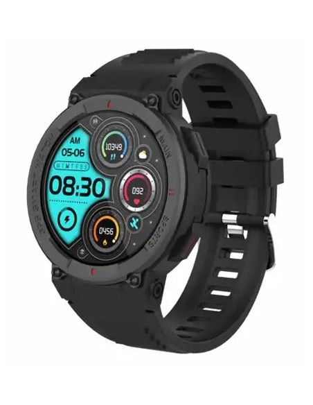Denver SWG-339 Smartwatch Pantalla 1.39" Sensor de Frecuencia Cardíaca y Función de Llamada Bluetooth Negro