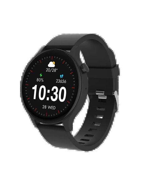 Denver SWC-338B Smartwatch Pantalla 1.38" Sensor de Frecuencia Cardíaca y Función de Llamada Bluetooth Negro