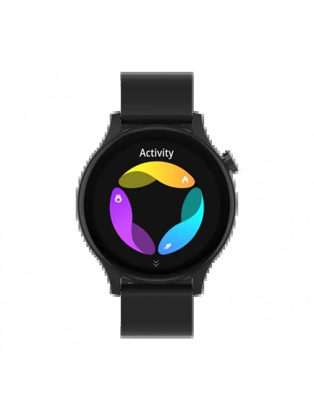 Denver SWC-338B Smartwatch Pantalla 1.38" Sensor de Frecuencia Cardíaca y Función de Llamada Bluetooth Negro