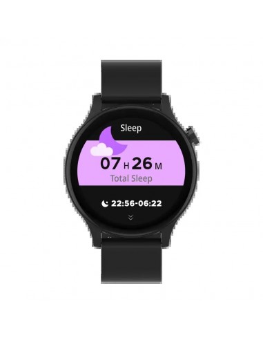 Denver SWC-338B Smartwatch Pantalla 1.38" Sensor de Frecuencia Cardíaca y Función de Llamada Bluetooth Negro