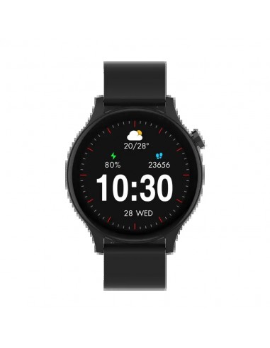 Denver SWC-338B Smartwatch Pantalla 1.38" Sensor de Frecuencia Cardíaca y Función de Llamada Bluetooth Negro