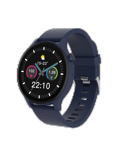 Denver SWC-338BU Smartwatch Pantalla 1.38" Sensor de Frecuencia Cardíaca y Función de Llamada Bluetooth Azul