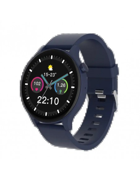 Denver SWC-338BU Smartwatch Pantalla 1.38" Sensor de Frecuencia Cardíaca y Función de Llamada Bluetooth Azul