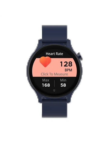 Denver SWC-338BU Smartwatch Pantalla 1.38" Sensor de Frecuencia Cardíaca y Función de Llamada Bluetooth Azul