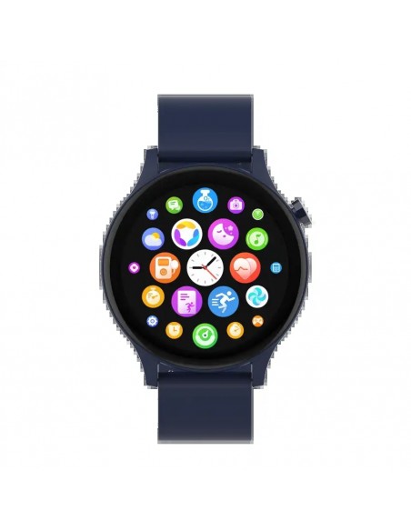 Denver SWC-338BU Smartwatch Pantalla 1.38" Sensor de Frecuencia Cardíaca y Función de Llamada Bluetooth Azul