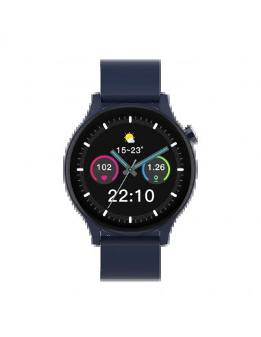 Denver SWC-338BU Smartwatch Pantalla 1.38" Sensor de Frecuencia Cardíaca y Función de Llamada Bluetooth Azul