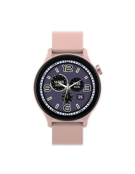 Denver SWC-338RO Smartwatch Pantalla 1.38" Sensor de Frecuencia Cardíaca y Función de Llamada Bluetooth Rosa