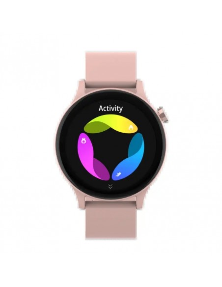 Denver SWC-338RO Smartwatch Pantalla 1.38" Sensor de Frecuencia Cardíaca y Función de Llamada Bluetooth Rosa