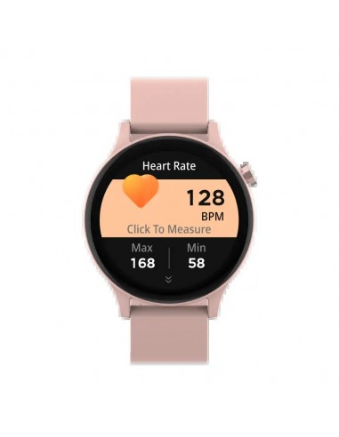Denver SWC-338RO Smartwatch Pantalla 1.38" Sensor de Frecuencia Cardíaca y Función de Llamada Bluetooth Rosa