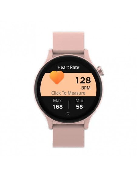Denver SWC-338RO Smartwatch Pantalla 1.38" Sensor de Frecuencia Cardíaca y Función de Llamada Bluetooth Rosa