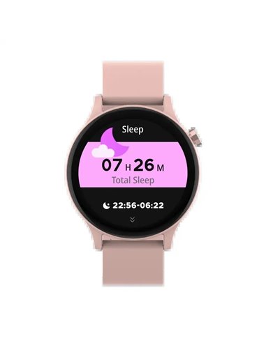 Denver SWC-338RO Smartwatch Pantalla 1.38" Sensor de Frecuencia Cardíaca y Función de Llamada Bluetooth Rosa