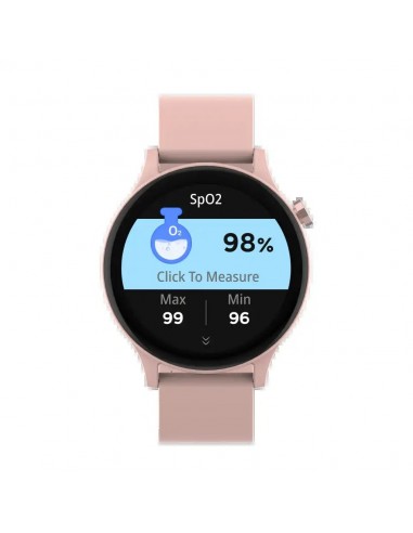 Denver SWC-338RO Smartwatch Pantalla 1.38" Sensor de Frecuencia Cardíaca y Función de Llamada Bluetooth Rosa